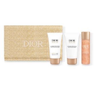 dior set solar|Dior set with pouch.